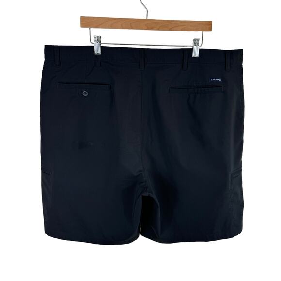 Chaps Black Lightweight Athletic Golf Shorts Zippered Pockets Men's Size 42 - Picture 2 of 6